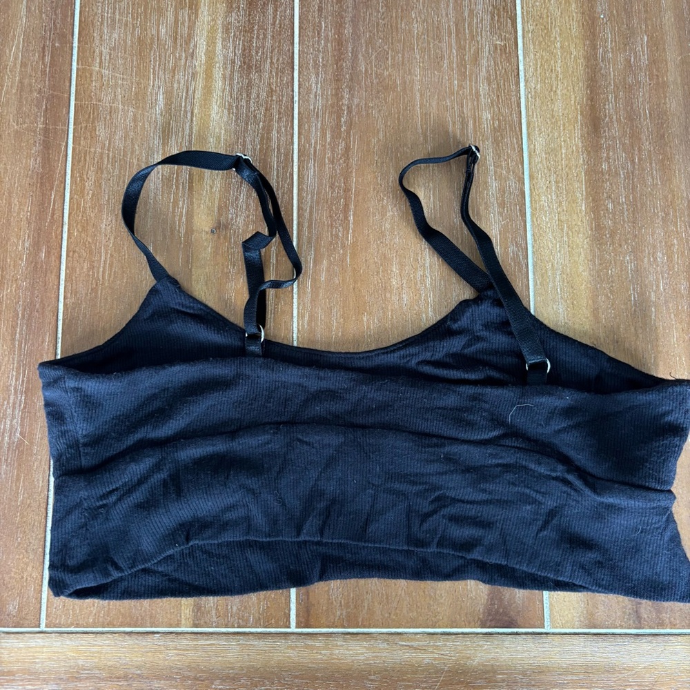 Athleta Ribbed Lounge Bra Small - Picture 3 of 4